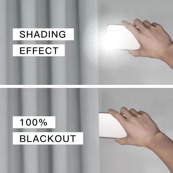 imageFY FIBER HOUSE 100 Blackout Curtains Summer Home Decoration Window Treatment Thermal Insulated Solid Grommet Velvet DraperiesDrape for Kitchen2 Panels42 by 84 InchPinkLight Grey
