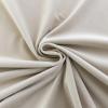 image:imageFY FIBER HOUSE Luxury Velvet Blackout Vintage Curtains Thermal Insulated Rod Pocket Drapes for Bedroom Living Room Office Nursery 52x108 Inch 1 Pair Dark GreenNew Beige