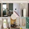 image:imageFY FIBER HOUSE Luxury Velvet Blackout Vintage Curtains Thermal Insulated Rod Pocket Drapes for Bedroom Living Room Office Nursery 52x108 Inch 1 Pair Dark GreenNew Beige