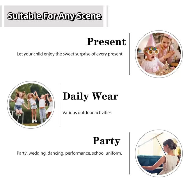 imageFlaryzone ToddlerLittle Girls Ballerina Flat Mary Jane Princess Dress Shoes  Wedding School PartyGoldfm11
