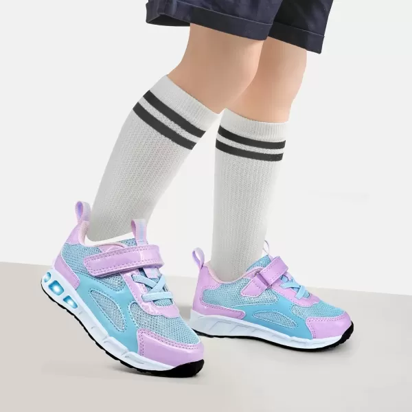 imageLight Up Toddler Boys Girls Shoes LED Flashing Lightweight Tennis Walking Sneakers for Toddler and Little KidPurple Light Up Shoes