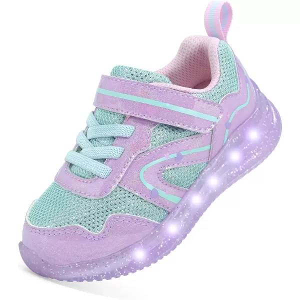 Purple Light Up Shoes for Girls