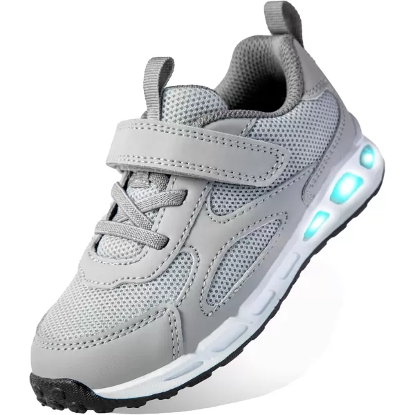 Toddler Boy Shoes Grey Light Up