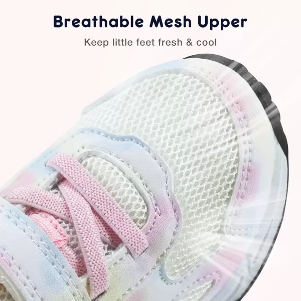 imageLight Up Toddler Boys Girls Shoes LED Flashing Lightweight Tennis Walking Sneakers for Toddler and Little KidWhite Light Up Shoes Kids