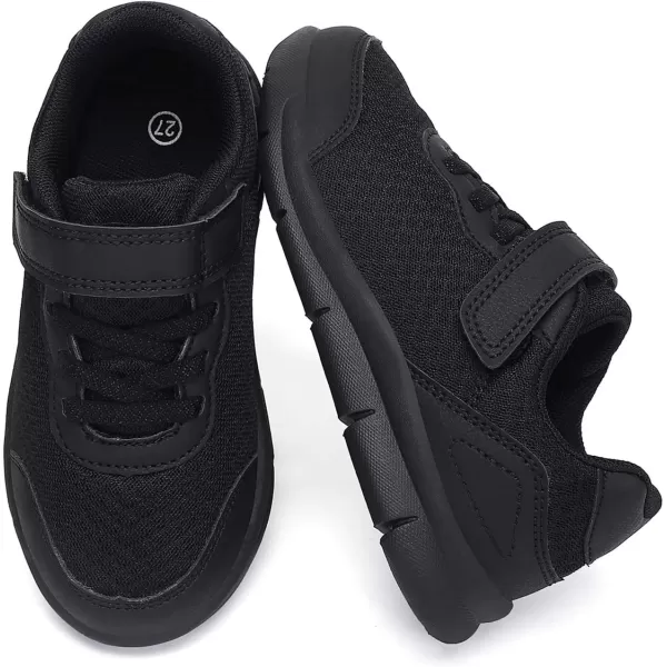 imageToddler Shoes Boys Girls Sneakers Little Kids Tennis Shoes for Running WalkingBlack