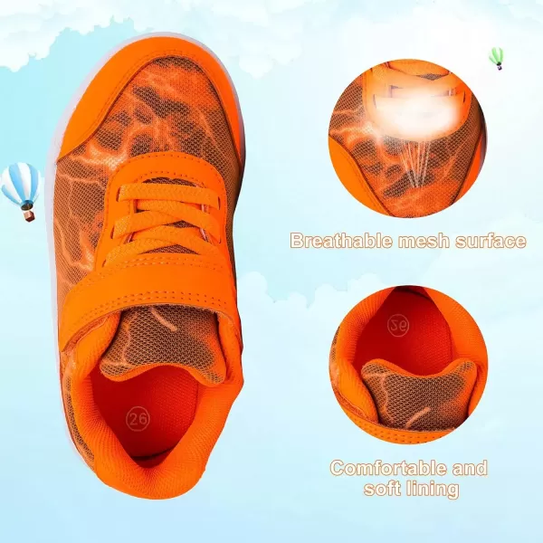 imageToddler Shoes Boys Girls Sneakers Little Kids Tennis Shoes for Running WalkingOrange
