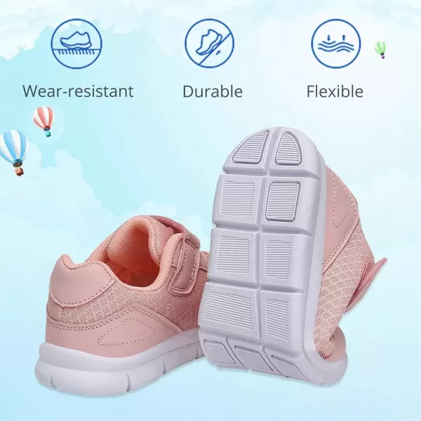imageToddler Shoes Boys Girls Sneakers Little Kids Tennis Shoes for Running WalkingPink