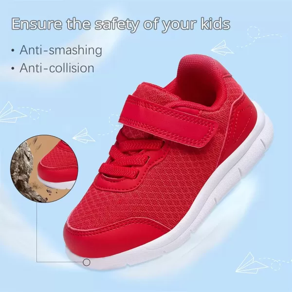 imageToddler Shoes Boys Girls Sneakers Little Kids Tennis Shoes for Running WalkingRed