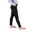 imageFlaryzone Little Girls 2T6T Basic Full Length Soft Stretchy Cotton Tights Leggings 26 Years 2Pack3PackBlackBlack2pack