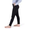 imageFlaryzone Little Girls 2T6T Basic Full Length Soft Stretchy Cotton Tights Leggings 26 Years 2Pack3PackBlackBlackBlack3pack
