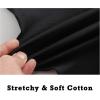 imageFlaryzone Little Girls 2T6T Basic Full Length Soft Stretchy Cotton Tights Leggings 26 Years 2Pack3PackBlackStar2pack