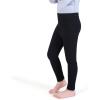 imageFlaryzone Little Girls 2T6T Basic Full Length Soft Stretchy Cotton Tights Leggings 26 Years 2Pack3PackBlackWhiteGrey3pack