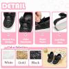 imageFlaryzone Toddler Girls Sneakers Little Girls Running Sports ShoesToddlerLittle KidsFm81black