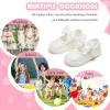 imageFlaryzone Toddler Girls Sneakers Little Girls Running Sports ShoesToddlerLittle KidsFm81white