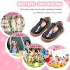 imageFlaryzone Toddler Little Girl Mary Jane School Uniform Oxfords Flat Dress ShoesBlack Fr41