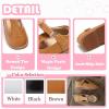 imageFlaryzone Toddler Little Girl Mary Jane School Uniform Oxfords Flat Dress ShoesBrown Fr41