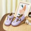 imageFlaryzone Toddler Little Girl Mary Jane School Uniform Oxfords Flat Dress ShoesFa01purple