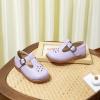 imageFlaryzone Toddler Little Girl Mary Jane School Uniform Oxfords Flat Dress ShoesFa01purple