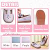 imageFlaryzone Toddler Little Girl Mary Jane School Uniform Oxfords Flat Dress ShoesFa01purple