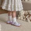 imageFlaryzone Toddler Little Girl Mary Jane School Uniform Oxfords Flat Dress ShoesFa01purple