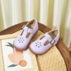 imageFlaryzone Toddler Little Girl Mary Jane School Uniform Oxfords Flat Dress ShoesFa01purple