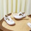 imageFlaryzone Toddler Little Girl Mary Jane School Uniform Oxfords Flat Dress ShoesFa01white