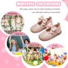 imageFlaryzone Toddler Little Girl Mary Jane School Uniform Oxfords Flat Dress ShoesFa02pink