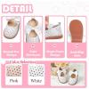 imageFlaryzone Toddler Little Girl Mary Jane School Uniform Oxfords Flat Dress ShoesFa02white