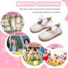 imageFlaryzone Toddler Little Girl Mary Jane School Uniform Oxfords Flat Dress ShoesFa02white