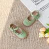 imageFlaryzone Toddler Little Girl Mary Jane School Uniform Oxfords Flat Dress ShoesFa03green