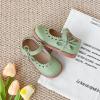 imageFlaryzone Toddler Little Girl Mary Jane School Uniform Oxfords Flat Dress ShoesFa03green
