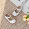 imageFlaryzone Toddler Little Girl Mary Jane School Uniform Oxfords Flat Dress ShoesFa03white