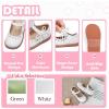 imageFlaryzone Toddler Little Girl Mary Jane School Uniform Oxfords Flat Dress ShoesFa03white