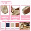 imageFlaryzone Toddler Little Girl Mary Jane School Uniform Oxfords Flat Dress ShoesFm50gold