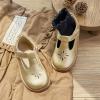 imageFlaryzone Toddler Little Girl Mary Jane School Uniform Oxfords Flat Dress ShoesFm50gold