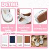 imageFlaryzone Toddler Little Girl Mary Jane School Uniform Oxfords Flat Dress ShoesFm50white