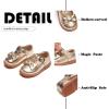 imageFlaryzone Toddler Little Girl Mary Jane School Uniform Oxfords Flat Dress ShoesFm51gold