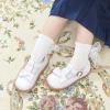 imageFlaryzone Toddler Little Girl Mary Jane School Uniform Oxfords Flat Dress ShoesFm51white