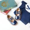 imageFlaryzone Toddler Little Girl Mary Jane School Uniform Oxfords Flat Dress ShoesFm52navy Blue