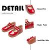 imageFlaryzone Toddler Little Girl Mary Jane School Uniform Oxfords Flat Dress ShoesFm52red