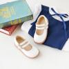 imageFlaryzone Toddler Little Girl Mary Jane School Uniform Oxfords Flat Dress ShoesFm52white