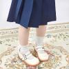 imageFlaryzone Toddler Little Girl Mary Jane School Uniform Oxfords Flat Dress ShoesFm52white