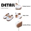 imageFlaryzone Toddler Little Girl Mary Jane School Uniform Oxfords Flat Dress ShoesFr382white