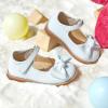 imageFlaryzone Toddler Little Girl Mary Jane School Uniform Oxfords Flat Dress ShoesFr382white
