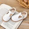imageFlaryzone Toddler Little Girl Mary Jane School Uniform Oxfords Flat Dress ShoesFr386white