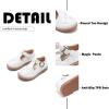 imageFlaryzone Toddler Little Girl Mary Jane School Uniform Oxfords Flat Dress ShoesFr386white