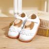 imageFlaryzone Toddler Little Girl Mary Jane School Uniform Oxfords Flat Dress ShoesWhitefr63