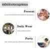 imageFlaryzone Toddler Little Girls Glitter Flower OpenToe Flat Dress Sandals Summer ShoesFm03white