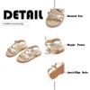 imageFlaryzone Toddler Little Girls Glitter Flower OpenToe Flat Dress Sandals Summer ShoesFm05gold