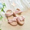 imageFlaryzone Toddler Little Girls Glitter Flower OpenToe Flat Dress Sandals Summer ShoesFm07pink